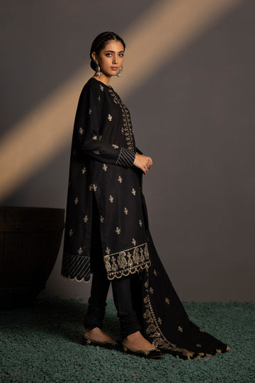 Sapphire U3E SG22V8 24 1 3 Piece - Embroidered Khaddar Suit Winter Vol 1 2022 Online Shopping
